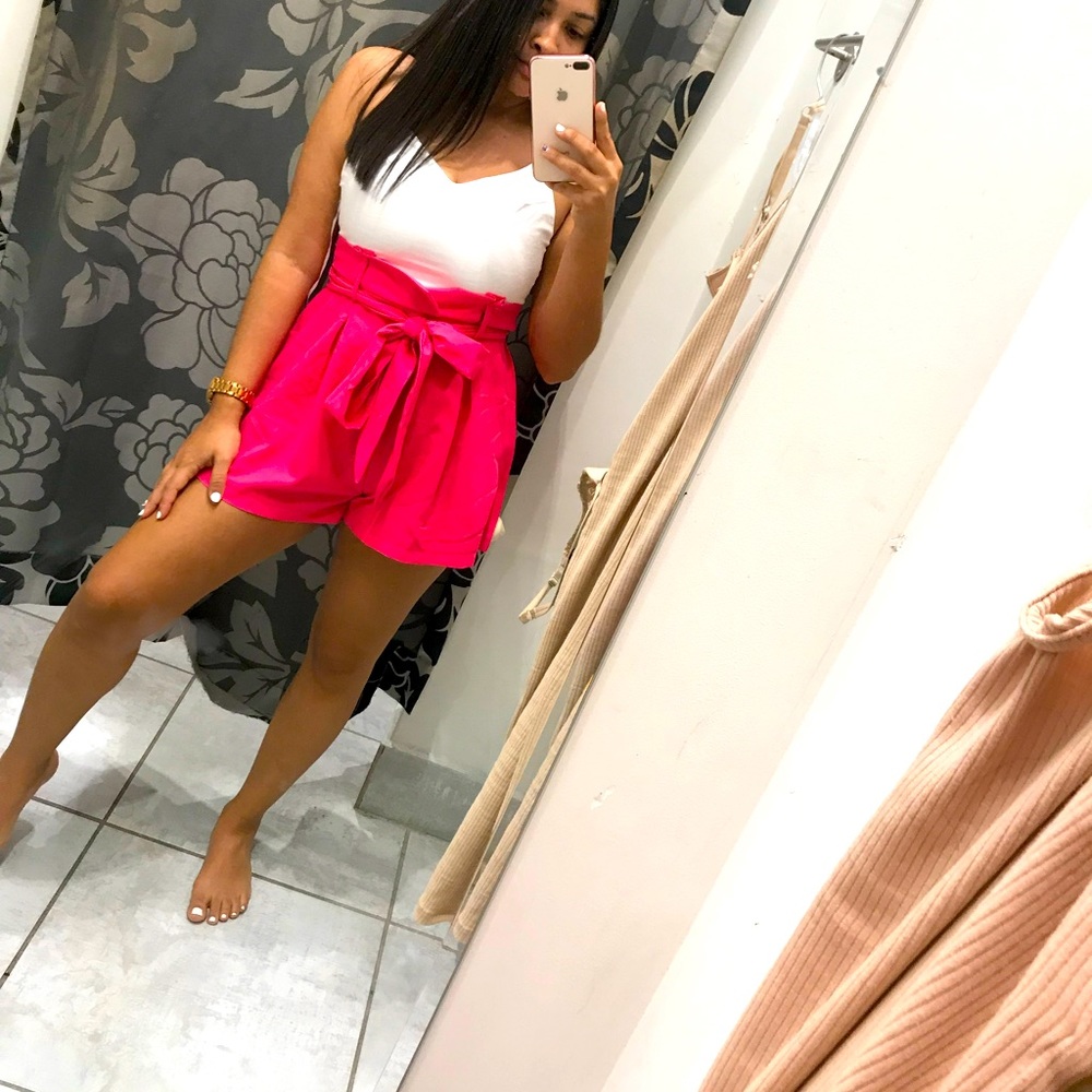 NEW WITH TAGS! White and pink romper